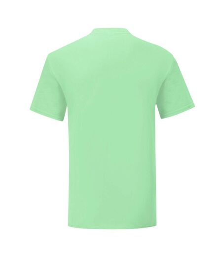 Fruit of the Loom Mens Iconic T-Shirt (Neo Mint)
