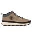 Mens winsor trail leather mid cut trainers taupe Timberland-3