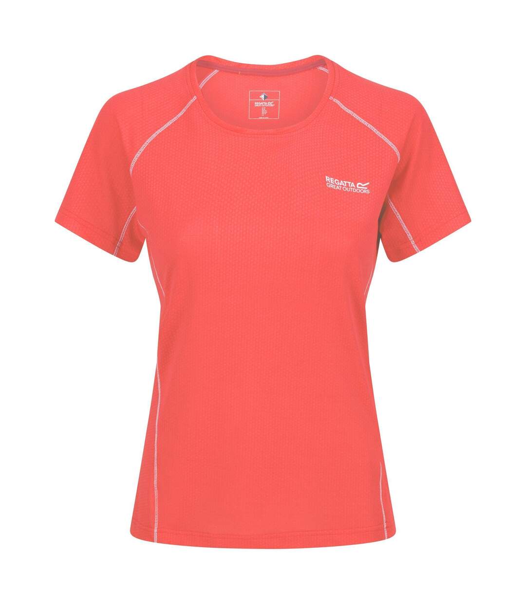 Womens/ladies devote ii t-shirt neon peach Regatta