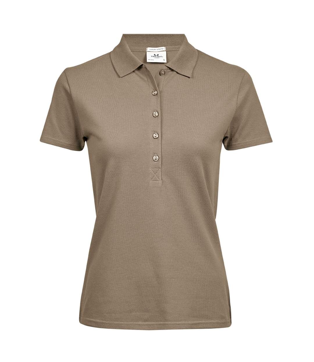 Womens/ladies Luxury Stretch Polo Shirt Kit Tee Jays-1