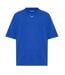 T-shirt Motif/style Tampon Du Logo Homme Bleu Foncé Off White-1