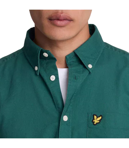 Chemise Unie Homme Vert Lyle & Scott