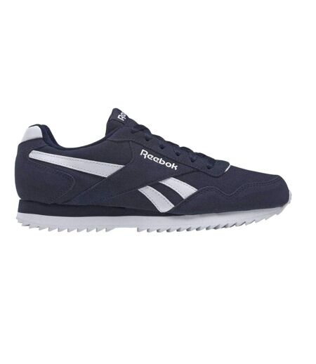 Mens Royal Glide Ripple Suede Trainers Navy White Reebok