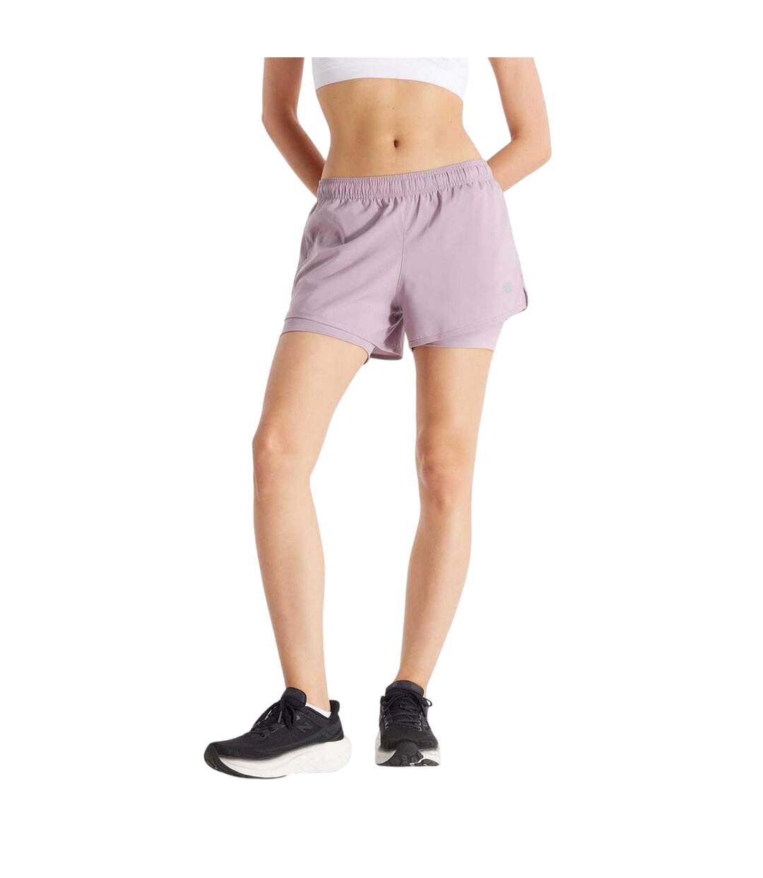 Short De Course Essentials Femme Violet New Balance-1