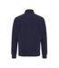 Unisex Adult Elgon Recycled Cotton Quarter Zip Sweater Top Navy Iqoniq-3