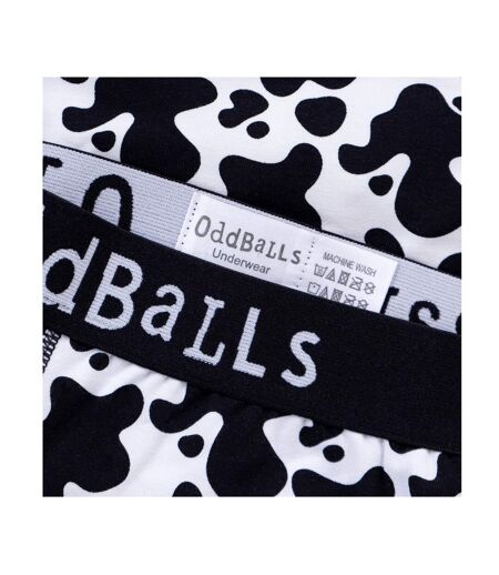 OddBalls - Culotte FAT COW - Femme (Noir / Blanc) - UTOB104