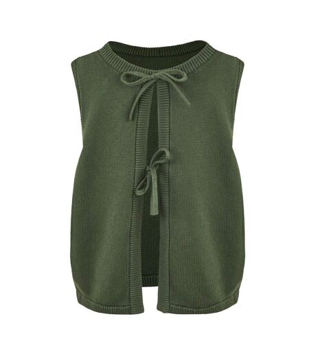 Débardeur Motif/style Logo Brodé Femme Vert Kaki Jack Wills