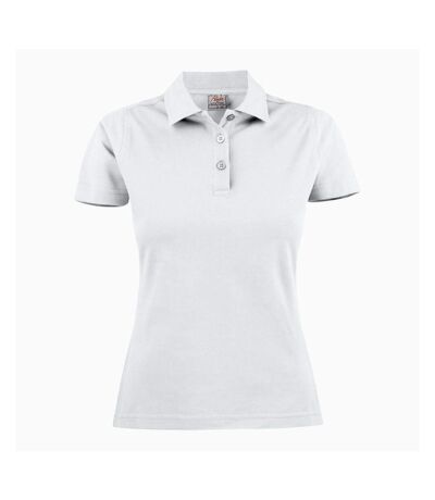 Printer Womens/Ladies Surf Polo Shirt (White)