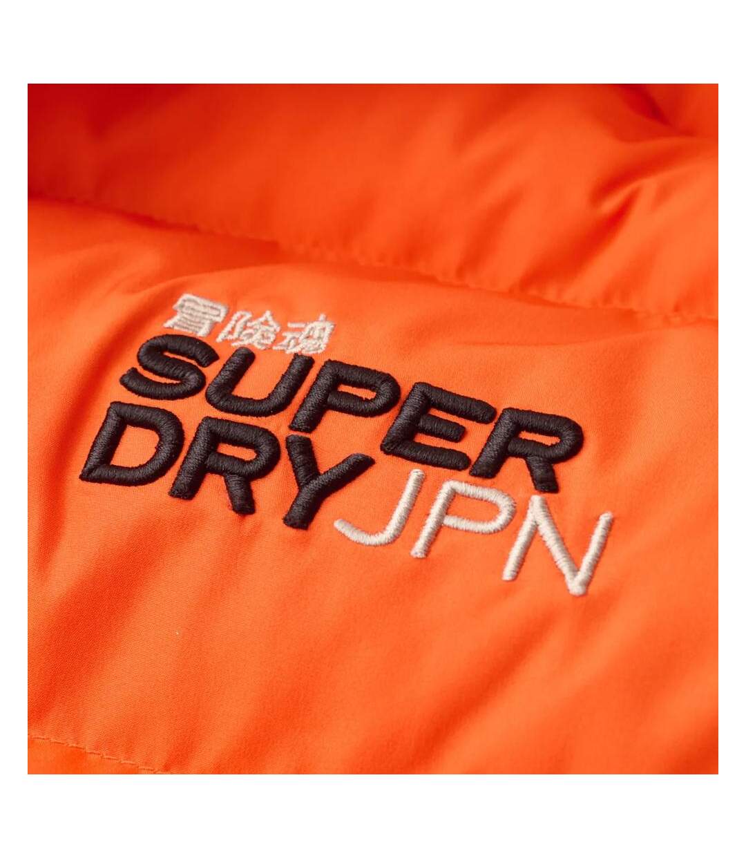 Doudoune orange homme superdry hooded-2