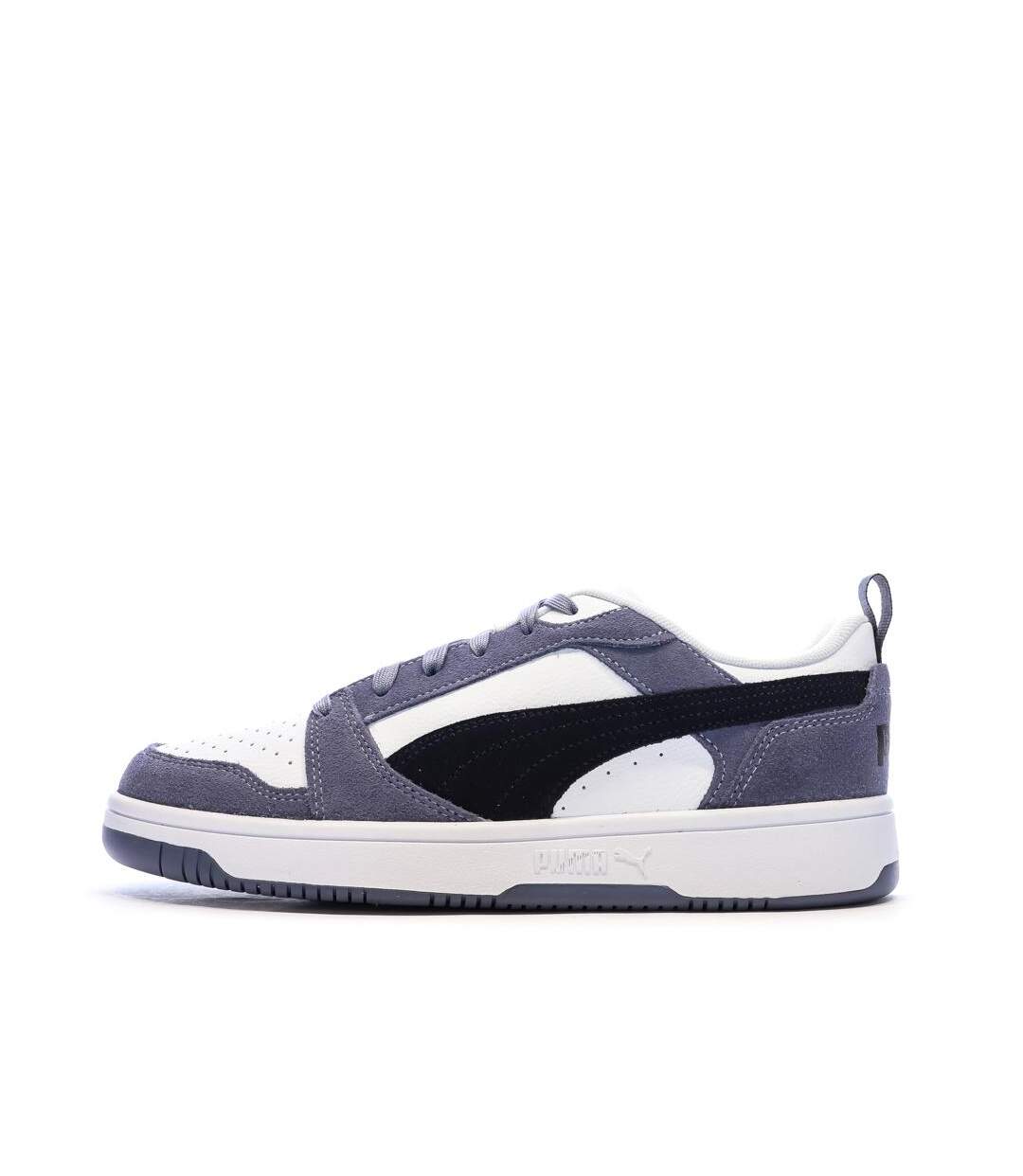 Baskets blanches/noires/bleu mixte puma caven 2.0-1
