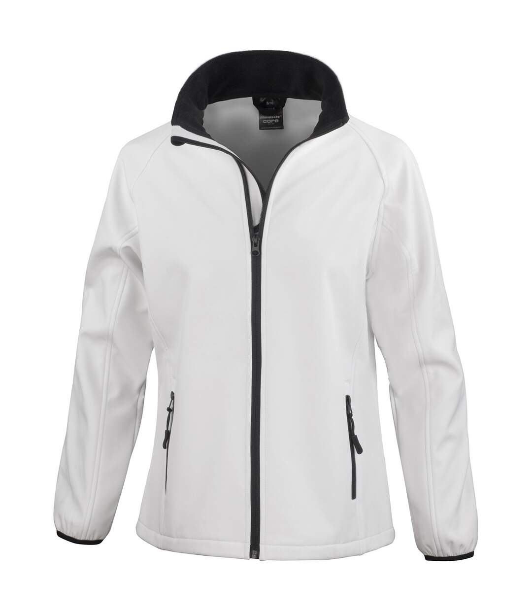 Veste Softshell Femme Blanc Noir Result Core-1