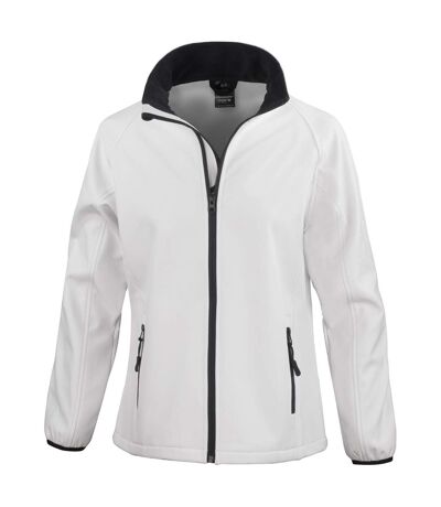 Veste Softshell Femme Blanc Noir Result Core