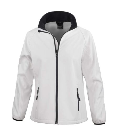 Veste Softshell Femme Blanc Noir Result Core