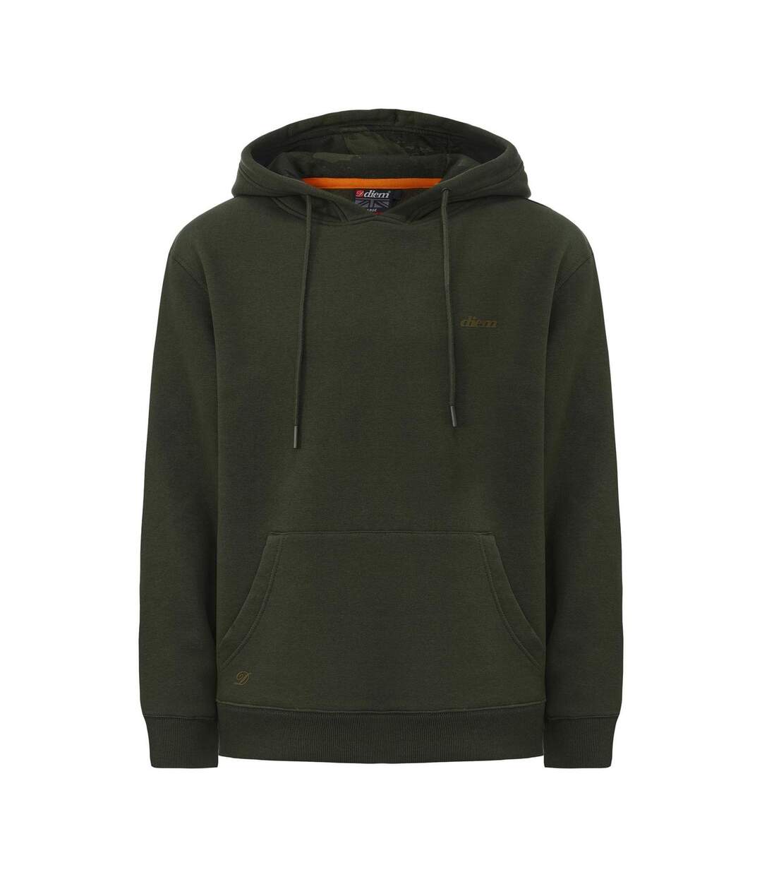 Sweat À Capuche Avec Cordons Angler Homme Vert Diem-1