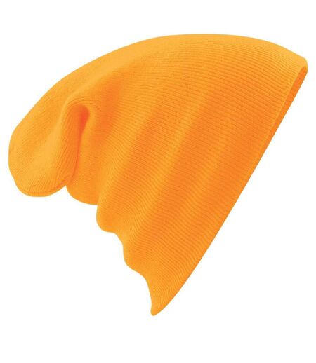 Bonnet tricoté unisexe orange Beechfield