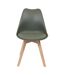 Chaise scandinave avec cousin Cocooning - Vert kaki