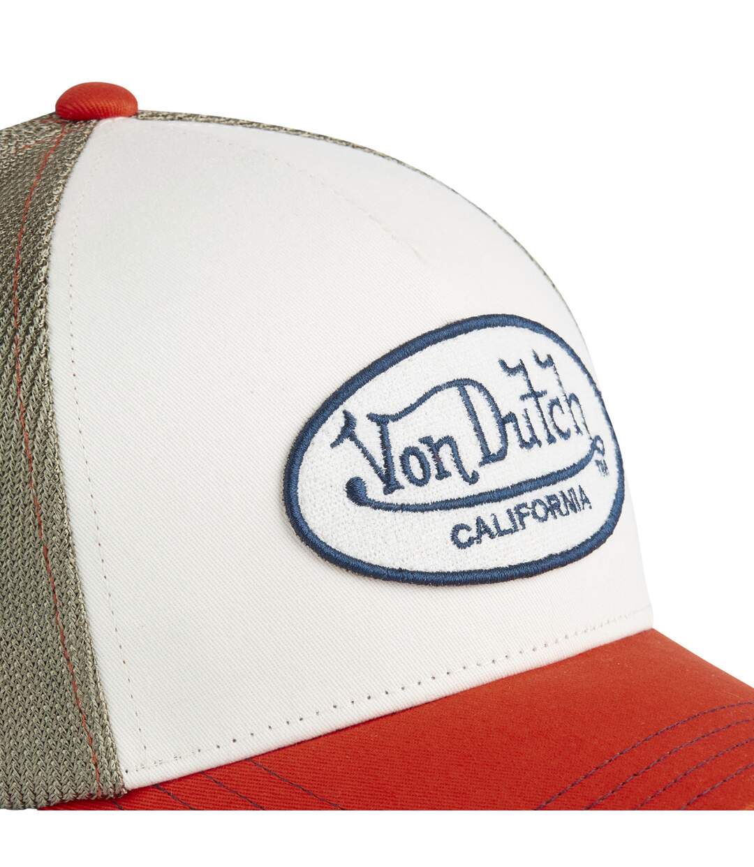 Casquette baseball avec filet et patch en bouclette et broderie Terry Vondutch-3