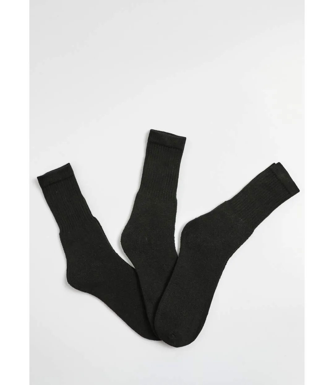 Chaussettes de sport à côtes, avec coton-1
