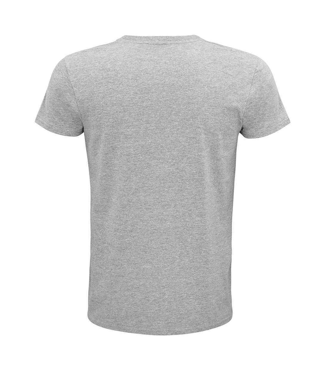 T-shirt organique pioneer adulte gris chiné SOLS