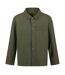 Chemise Manches Longues Motif/style Uni Jayden Homme Vert Kaki Regatta-1