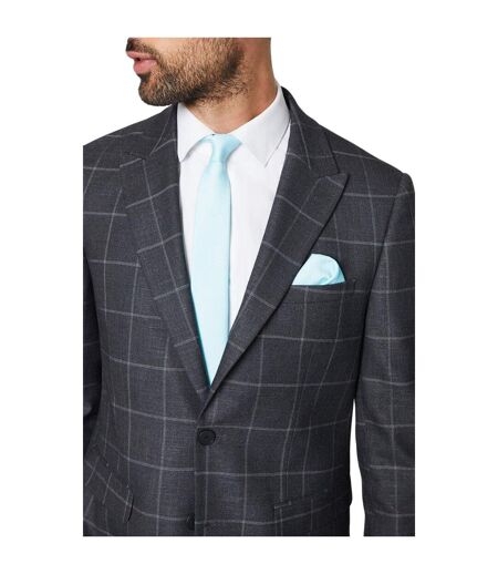 Mens slim tie set one size aqua Burton