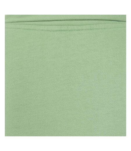 Womens/ladies Logo Roll Neck Sweatshirt Grass Green Lazy Jacks