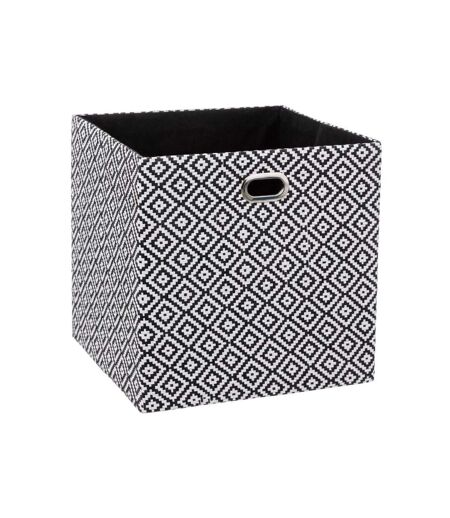 Boîte de Rangement Carrée Mix N Modul 31x31cm Noir & Blanc