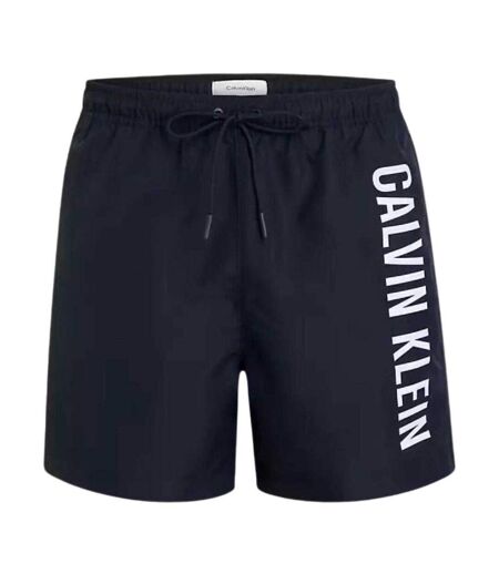 Short De Bain Motif/style Logo Homme Bleu Marine Calvin Klein