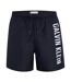 Short De Bain Motif/style Logo Homme Bleu Marine Calvin Klein-2