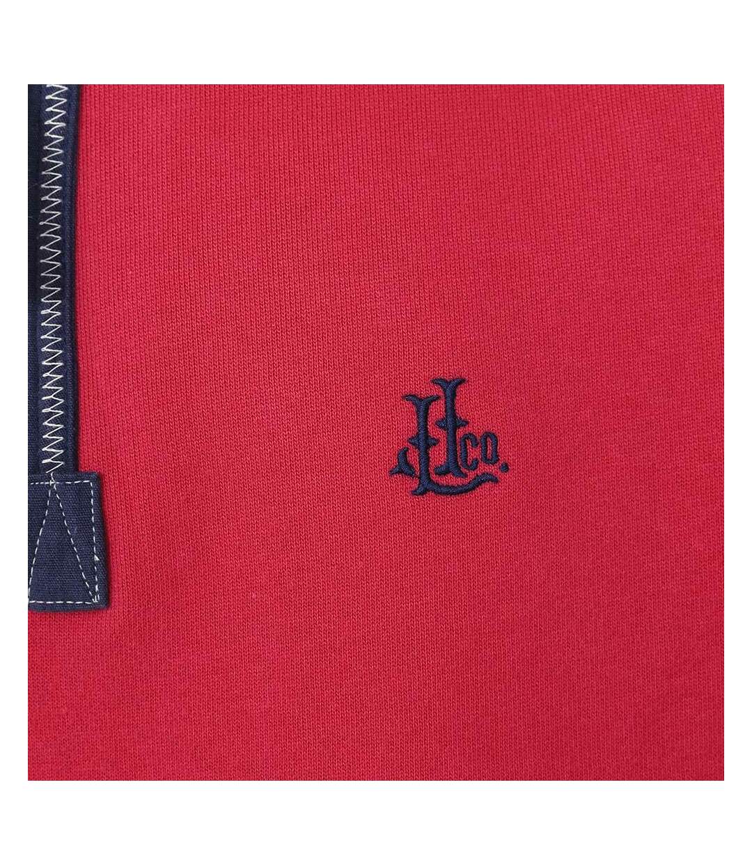 Sweat Homme Rouge Cramoisi Lazy Jacks-2