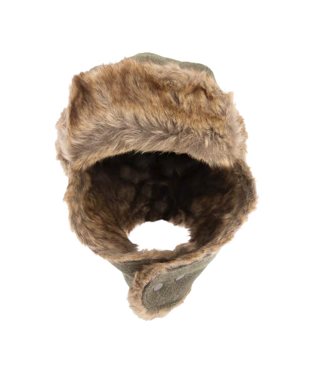 Mens Harris Tweed Trapper Hat Green New Era-3