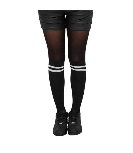 Chaussettes College Femme Noir Blanc Urban Classics