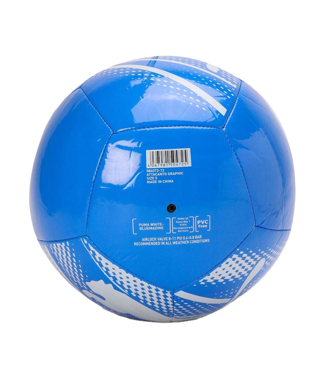 Ballon De Foot Attacanto Taille 5 Bleu Blanc Puma-2