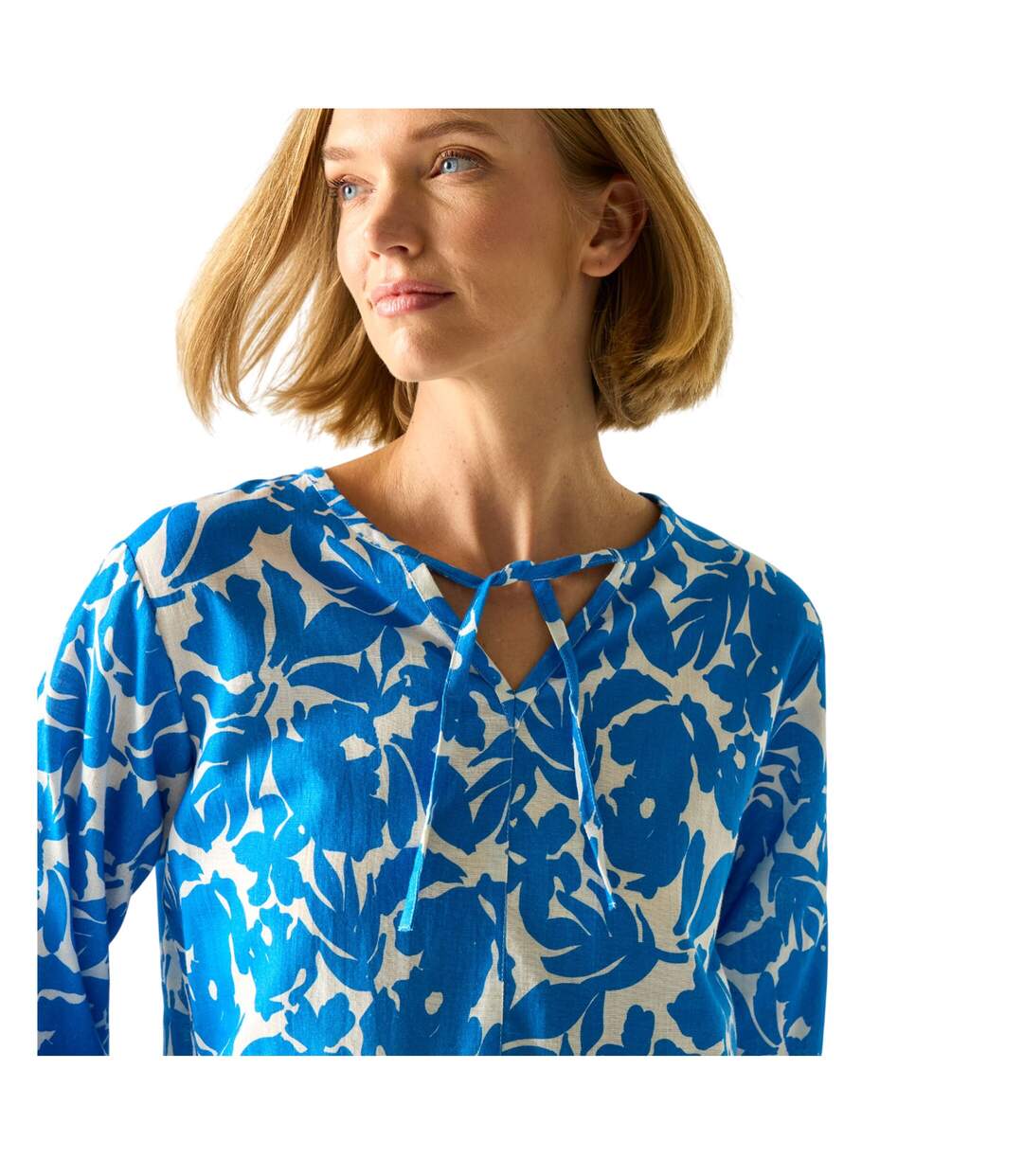 Womens/ladies Primden Fleur Bloom Shirt Blue Regatta-4