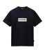 Mens Box Logo T-shirt Black Napapijri-2