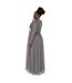 Robe Longue Officiel Femme Anthracite Maya Deluxe-2