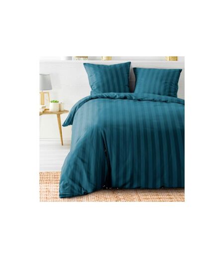 Parure de Lit 3 Pièces Cleo 240x220cm Bleu Nuit