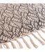 Tapis Déco à Franges Kalinda 60x90cm Noir-2