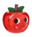 Tirelire Pomme en Dolomite Chachapop 13cm Rouge-1