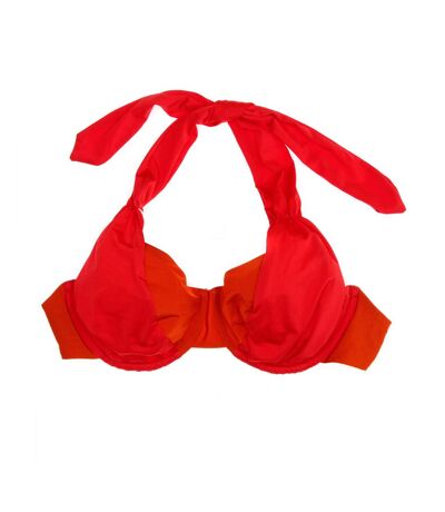 Haut de Bikini Rouge/Orange Femme Nana Cara Venus