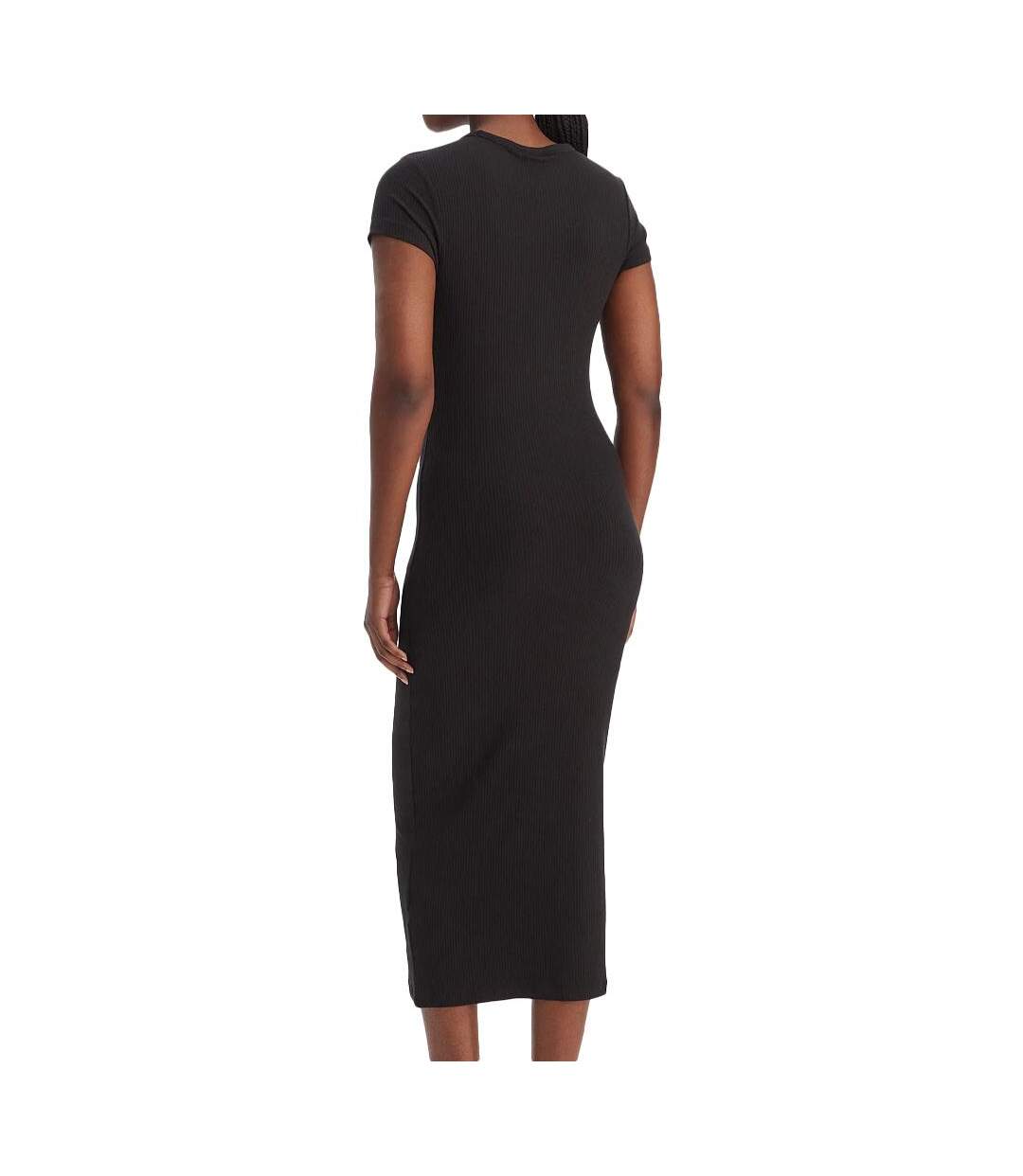 Robe noire femme tommy hilfiger tjw script-2