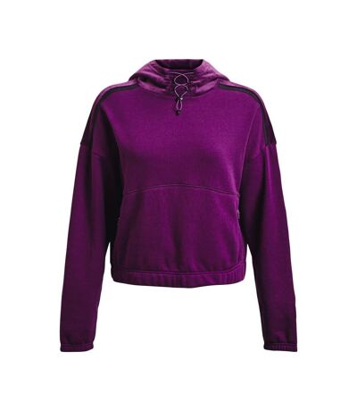 Womens/ladies journey fleece hoodie purple Under Armour