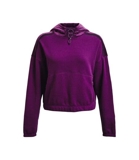 Womens/ladies journey fleece hoodie purple Under Armour