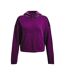 Womens/ladies journey fleece hoodie purple Under Armour-1