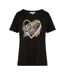 T-Shirt noir femme morgan dlopi-2