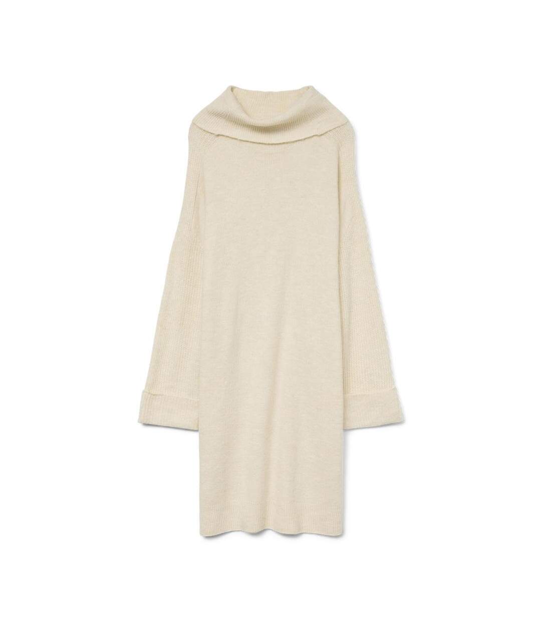 Robe pull blanc femme vero moda vmjupiter-2