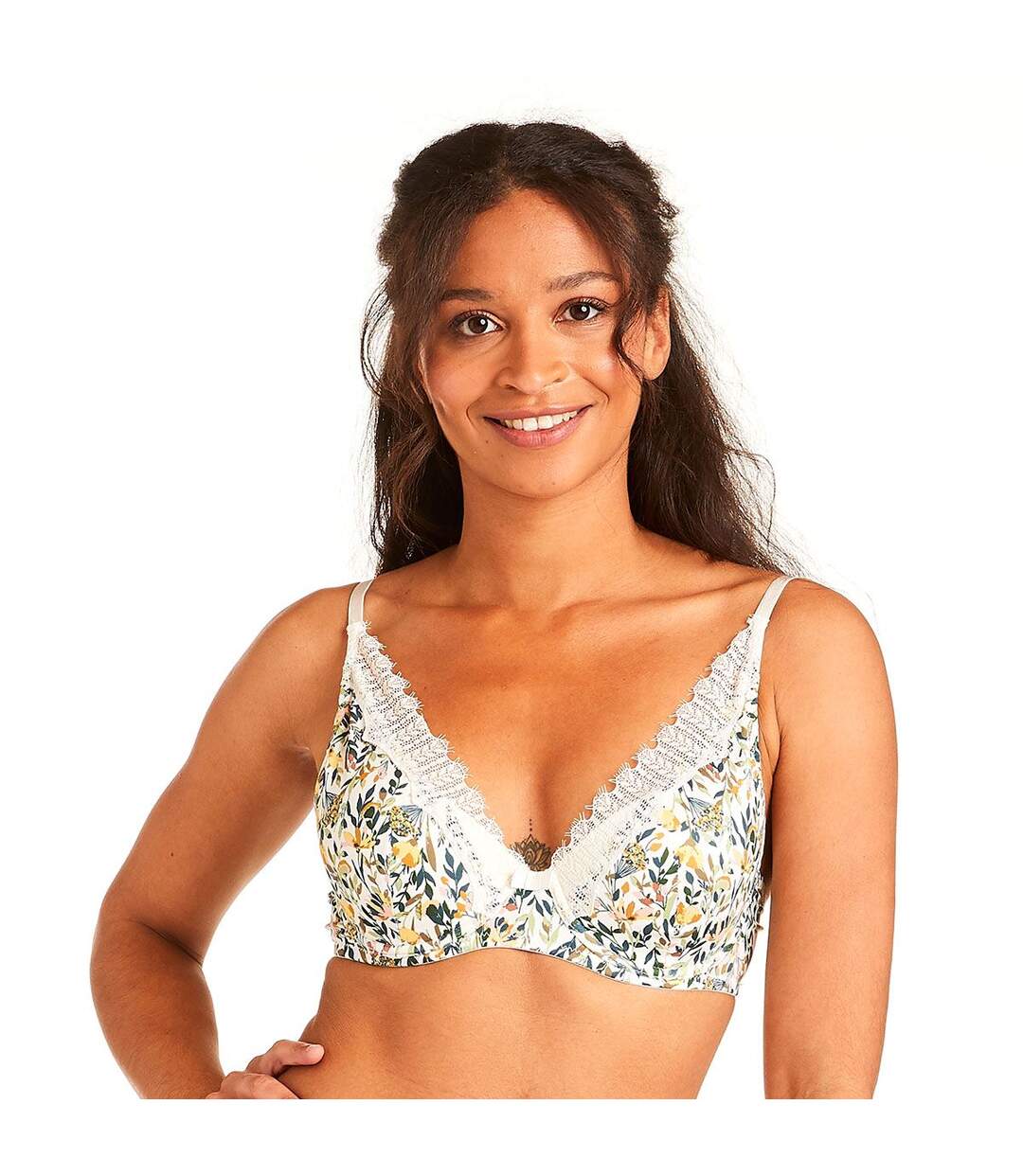 Soutien-gorge ampliforme ivoire Pamoison-2