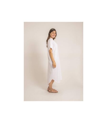 Robe longue gaze de coton IPELOR - Dona X Lisa