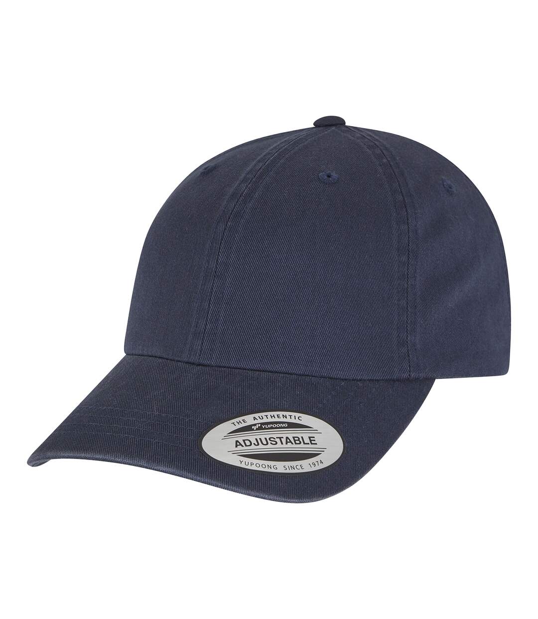 Casquette De Baseball Motif/style Délavé Adulte Bleu Marine Flexfit-1