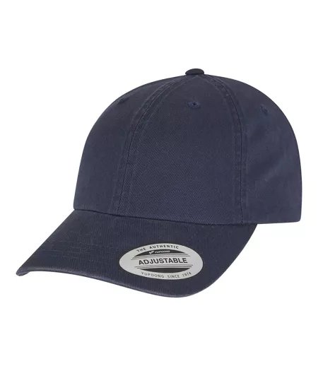 Casquette De Baseball Motif/style Délavé Adulte Bleu Marine Flexfit